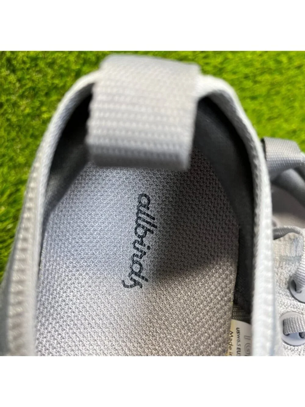 Allbirds Tree Glider Womens Size 6.5 Gray White Athletic Running Shoes Sneakers